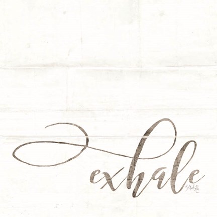 Framed Exhale Print