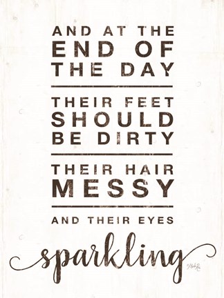 Framed End of the Day Print