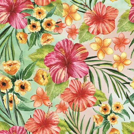 Framed Tropical Life I Print