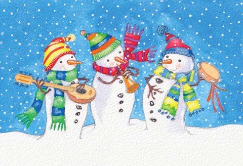 Framed Snow Band Print