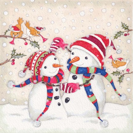 Framed Snow Dancers Print