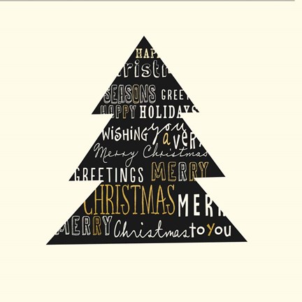 Framed Type Tree Print