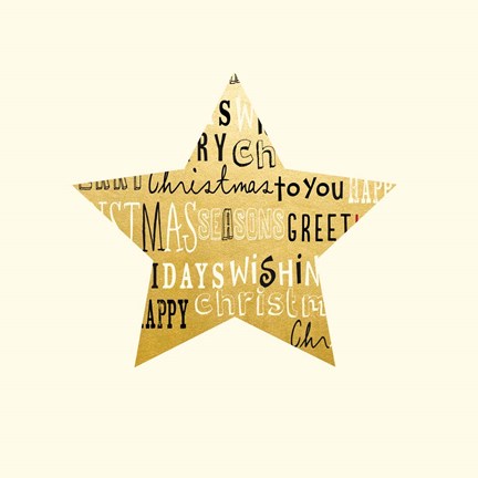 Framed Type Star Print