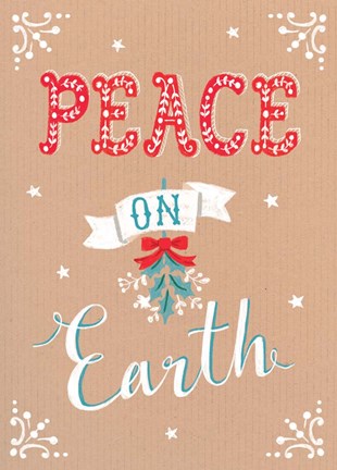 Framed Peace on Earth Print