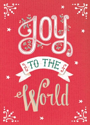 Framed Joy to the World Print