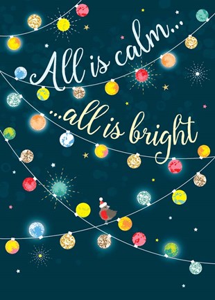 Framed All is Calm Print