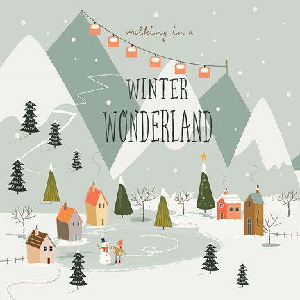 Framed Winter Wonderland Print