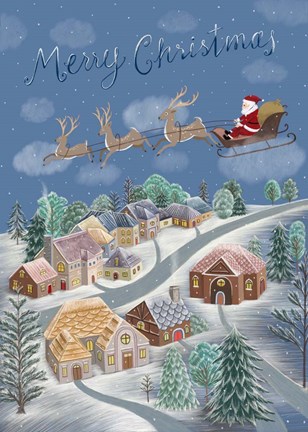 Framed Merry Christmas Print