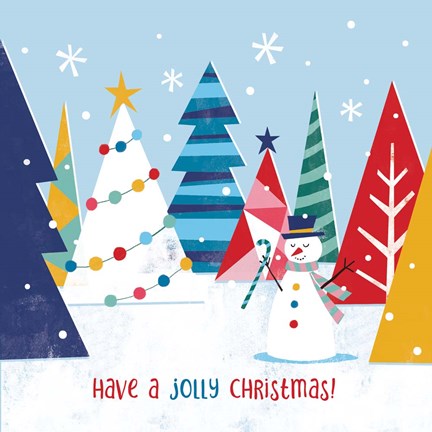 Framed Jolly Christmas Print