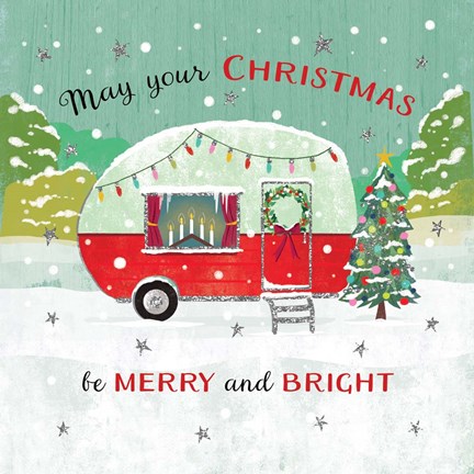 Framed Merry and Bright Print