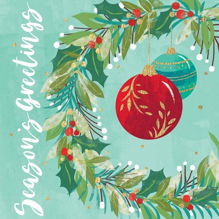 Framed Season's Greetings Print