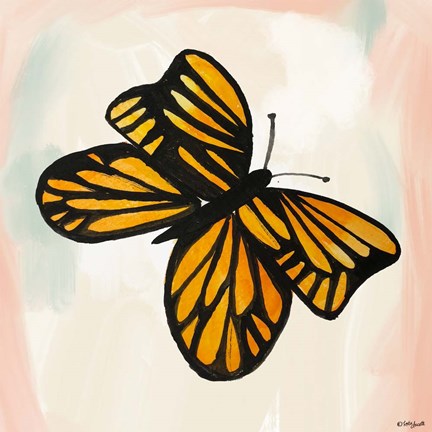 Framed Butterfly II Print