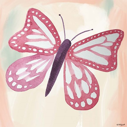 Framed Butterfly V Print