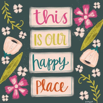 Framed This is Our Happy Place Print