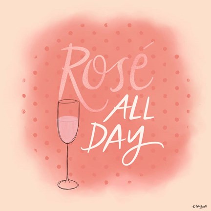 Framed Rose All Day Print