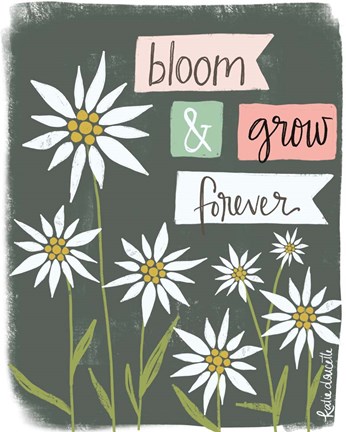 Framed Bloom &amp; Grow Forever Print