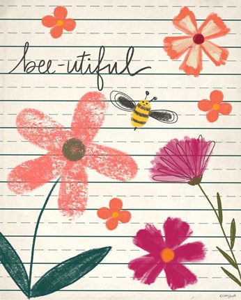 Framed Bee-utiful Print