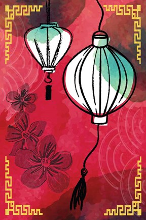 Framed Chinatown I Print