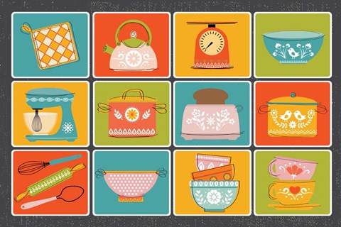 Framed In the Kitchen Art Print