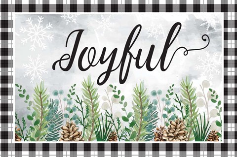Framed Joyful Print