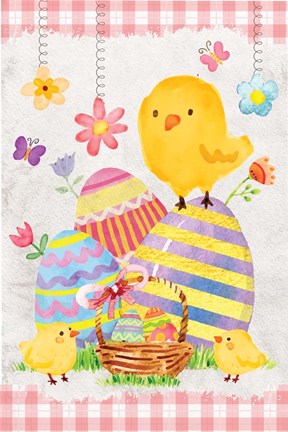 Framed Easter Basket Print