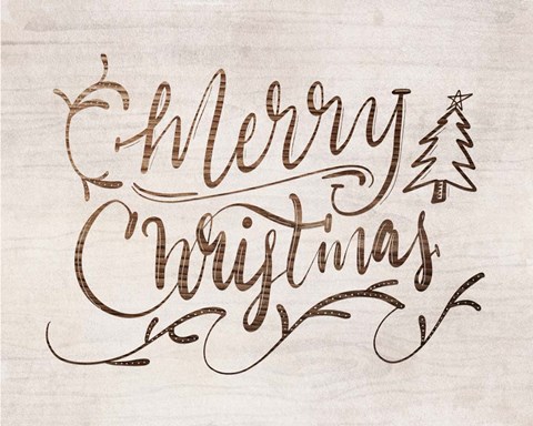 Framed Merry Christmas Print