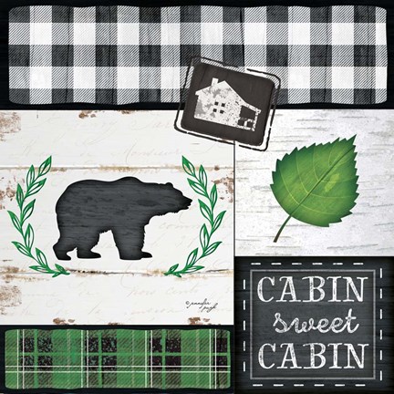 Framed Cabin Sweet Cabin Print