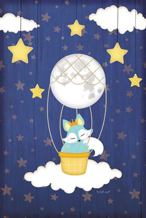 Framed I Love You to the Moon Print