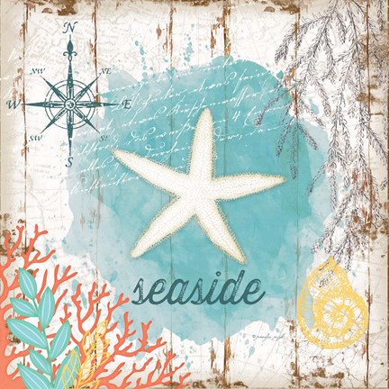 Framed Seaside Print