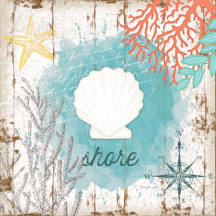 Framed Shore Print