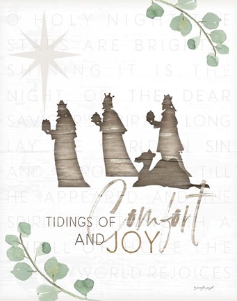 Framed Tidings of Comfort and Joy Print