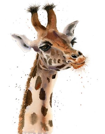 Framed Giraffe III Print