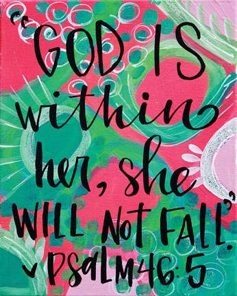 Framed God is Within Print