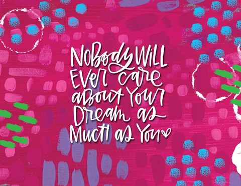 Framed Nobody Will Ever Care Print