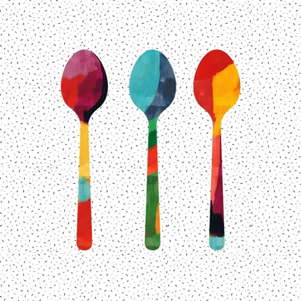 Framed Wild Spoons Print