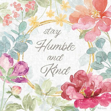 Framed Springtime Bloom V Print