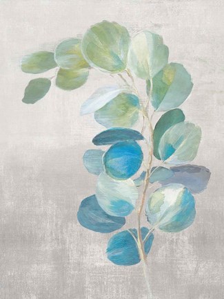 Framed Fresh II Gray Print