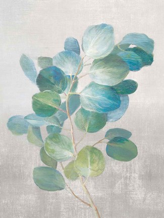 Framed Fresh I Gray Print