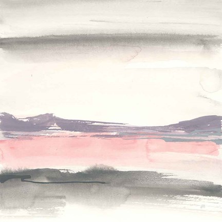 Framed Blush Valley II Print