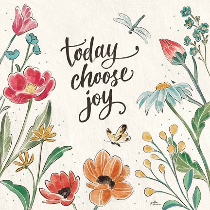 Framed Boho Field V Print