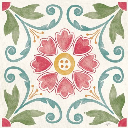 Framed Boho Field IX Print