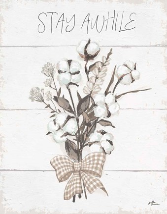 Framed Blessed III Neutral Print