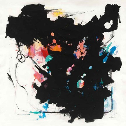 Framed Abstract Redacted Print