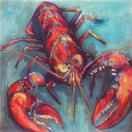 Framed Lobster Print