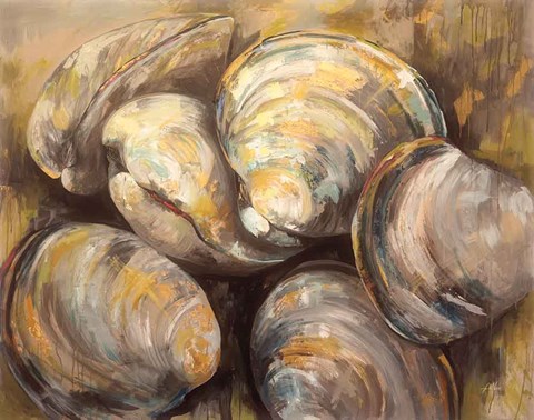 Framed Gang of Quahogs Print