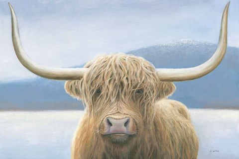 Framed Highland Cow Print