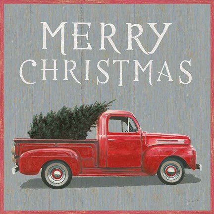 Framed Christmas Affinity XI Merry Christmas Print