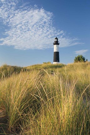 Framed Big Sable Point Lighthouse I Print