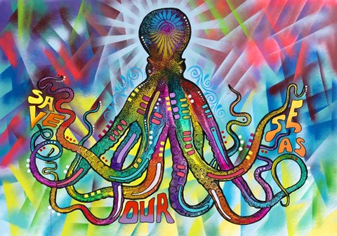 Framed Save Our Seas Print