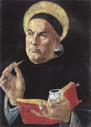 Framed St. Thomas Aquinas Print